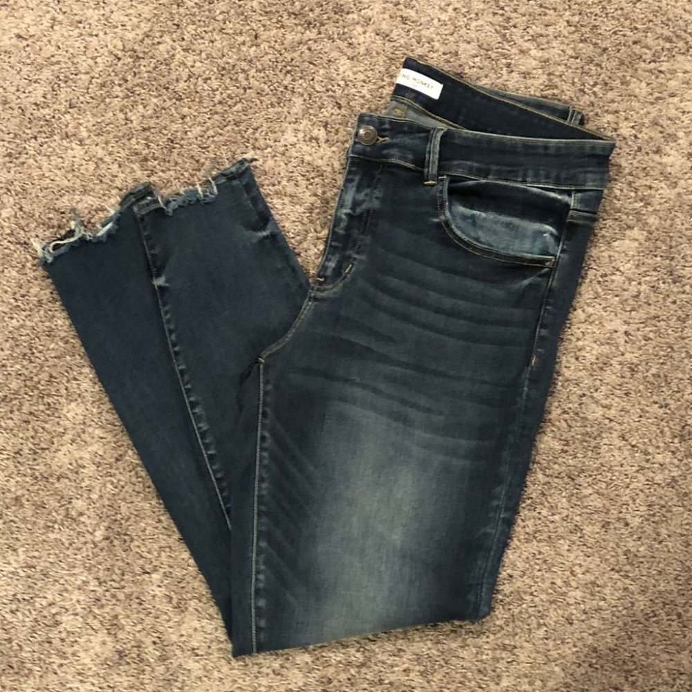 Maurices Flying Monkey Destructed Hem Skinny Jeans